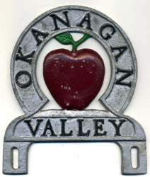 Okanagan Valley (License Plate Topper)